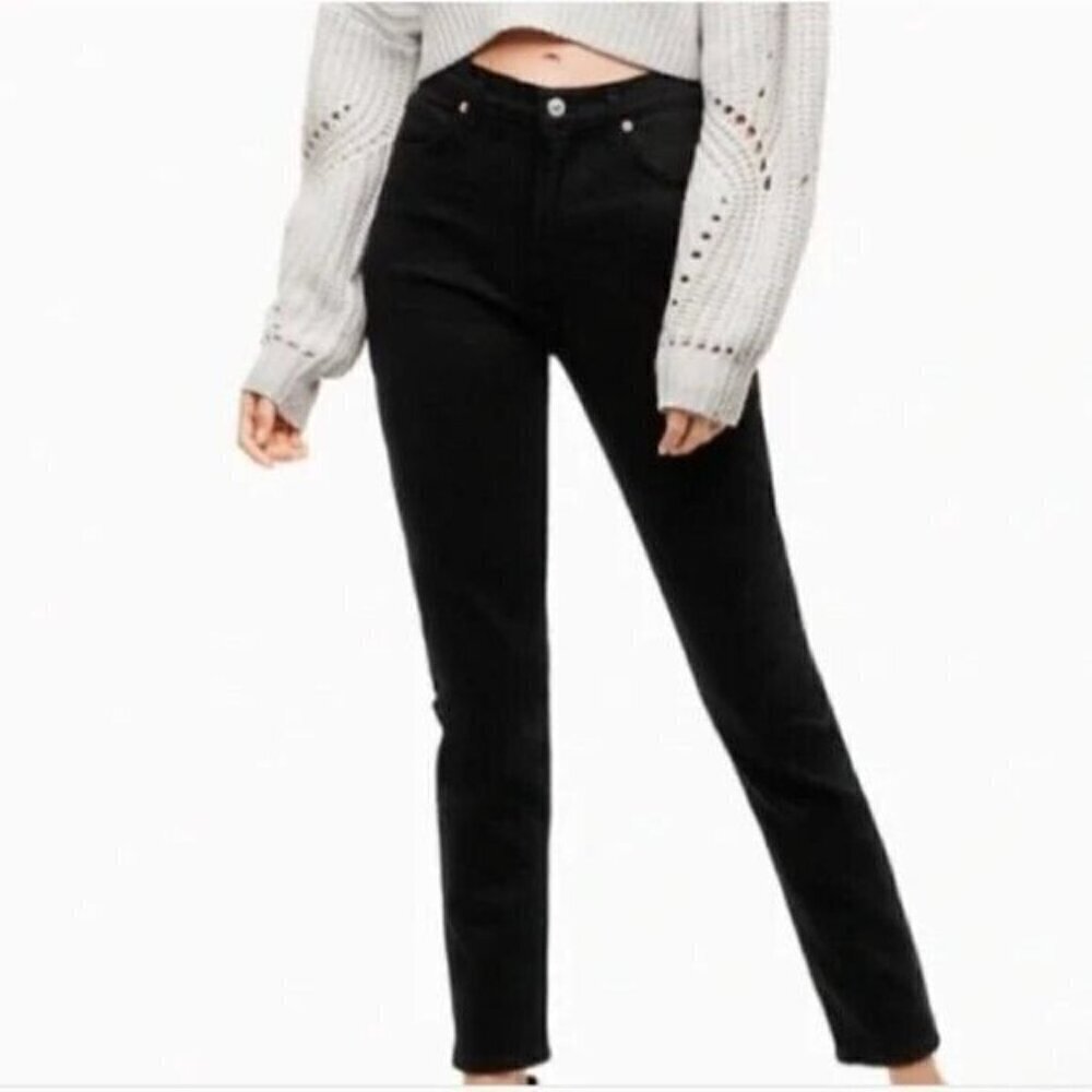 WILFRED X CITIZENS OF HUMANITY Nola Super High Rise Black Jeans 27